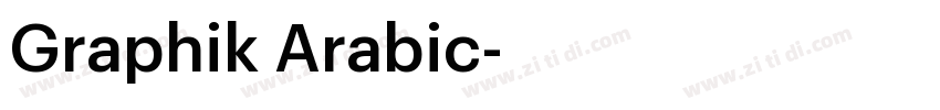 Graphik Arabic字体转换